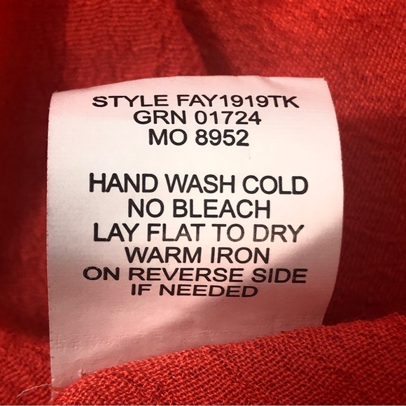 Fig and Flower Boho Embroidered Lace Top Small - Picture 6 of 8